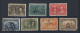 7x Canada 1908 Quebec Stamps #96 To #100 #102-Thin #103 CC Guide Value= $326.00 - Used Stamps