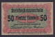 Geldschein Banknote Besatzung I.WK Posen 458 D 50 Kopeken 17.4.1916 - I- II. - 1° Guerre Mondiale
