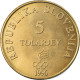 Monnaie, Slovénie, 5 Tolarjev, 1996, FDC, Nickel-brass, KM:33 - Slowenien
