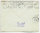 MERCURE 10C+15C+ IRIS 1FRX2 LETTRE LE BOURGET PORT AERIEN 1.6.1939 SEINE POUR FINLANDE + SERVICE POSTAL AERIEN - 1938-42 Mercure