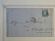 DH10 FRANCE BELLE LETTRE 1857 BORDEAUX   A CHALON    +   N° 14 BORD  ++ AFF. INTERESSANT++ - 1853-1860 Napoléon III