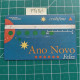 PORTUGAL PHONECARD USED PTo16B NEW YEAR (bended) - Portogallo