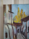 Delcampe - LP PARMA (XXème) "Rêve" Vue De Ruelle Acrylique Sur Toile - Oleo