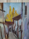 Delcampe - LP PARMA (XXème) "Rêve" Vue De Ruelle Acrylique Sur Toile - Olii