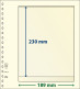 Paquet De 10 Feuilles Neutres Lindner-T 1 Bande 230 Mm - Für Klemmbinder