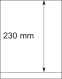 Paquet De 10 Feuilles Neutres Lindner-T 1 Bande 230 Mm - Für Klemmbinder