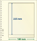 Paquet De 10 Feuilles Neutres Lindner-T 1 Bande 225 Mm - Für Klemmbinder