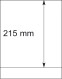 Paquet De 10 Feuilles Neutres Lindner-T 1 Bande 215 Mm - Für Klemmbinder