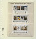 Paquet De 10 Feuilles Neutres Lindner-T 3 Bandes 69 Mm,69 Mm Et 75 Mm - For Stockbook