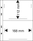 Delcampe - Lot De 10 Feuilles Lindner Pour Publica M COLOR Couleur:Transparent - NbreCompartiment:2/168X112 Mm - For Stockbook