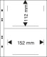 Delcampe - Lot De 10 Feuilles Lindner Pour Publica M COLOR Couleur:Transparent - NbreCompartiment:2/168X112 Mm - For Stockbook