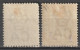 GOLD COAST - 1884 - YVERT N° 14 + 16 * MLH - COTE = 35 EUR - - Goudkust (...-1957)