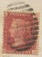 GB 1868, QV 1d Rose-red Pl.117 (AA) On Very Fine Cvr With Barred Duplex-cancel "LONDON-N / N / 23" (Northern District, D - Brieven En Documenten