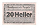 **notgeld   Austria Purgstall 20 Heller 794.1b - Oesterreich