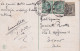 Homs Tripolitania 1922 Coppia 5 Centesimi + 15 Libia Su Cartolina - Libya