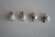 Lot De 4 Boutons Intendant Militaire - Boutons