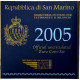 Saint Marin , 1 Cent To 10 Euro, 2005, FDC - San Marino