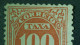 1890 N° 4 TAXA 100   OBLIT - Strafport