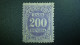 1890 N° 13 TAXA 200   OBLIT - Strafport