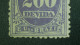 1890 N° 13 TAXA 200   OBLIT - Postage Due