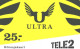 Estonia:Used Phonecard, TELE 2, Ultra.ee 25 Krooni, Mobile Phone Prepaid Card, 2014 - Estonia