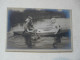 CARTE PHOTO - SCENE ANIMEE : Couple En Canoë - Aviron