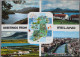 IRLAND UK UNITED KINGDOM DUBLIN MAP PANORAMA CP AK KARTE CARD POSTKARTE POSTCARD ANSICHTSKARTE CARTOLINA CARTE POSTALE - Colecciones Y Lotes