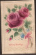 Rose De Tissu épais (velours?) En Relief- Rose Made Of Thick Fabrick.Stieg Aus Dickem Stoff.embossed - Geburtstag