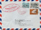 JAPON LETTRE PAR AVION AVEC CACHET "1ST JET TOKYO-PARIS VIA INDIA...." DEPART TOKYO 3-1-61 JAPAN POUR LA FRANCE - Storia Postale