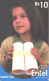 Bolivia:Used Phonecard, Entel, 10 Bs, Girl With Paper Rolls - Bolivien