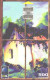 Costa Rica:Used Phonecard, ICEtel, 500 C, Painting, Building, 1999 - Costa Rica