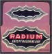 "RADIUM" Razor Blade Old Vintage WRAPPER (see Sales Conditions) - Rasierklingen