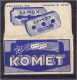 "KOMET" Razor Blade Old Vintage WRAPPER (see Sales Conditions) - Scheermesjes