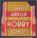 "HOBBY GOLD" Razor Blade Old Vintage WRAPPER (see Sales Conditions) - Scheermesjes