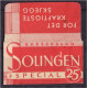 "SOLINGEN SPEZIAL" Razor Blade Old Vintage WRAPPER (see Sales Conditions) - Lames De Rasoir