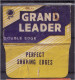 "GRAND LEADER" Razor Blade Old Vintage WRAPPER (see Sales Conditions) - Hojas De Afeitar