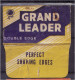 "GRAND LEADER" Razor Blade Old Vintage WRAPPER (see Sales Conditions) - Scheermesjes
