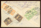 BUDAPEST 1917. Helyi Ajánlott Levél, Hatbélyeges, Három Színű Bérmentesítéssel - Covers & Documents