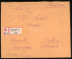 BUDAPEST 1931. Dekoratív Ajánlott Levél Kisegítő Bélyegekkel Dániába - Briefe U. Dokumente