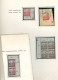 Delcampe - NYOMDATECHNIKAI JELZÉSEK 1916-20albumlapokon, Kis Tétel - Lettres & Documents