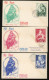 SAAR 1954. Szép FDC Borítékok - Lettres & Documents