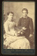 POZSONY 1880. Ca. Kozics : Család, Visit Fotó - Antiche (ante 1900)