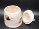 Delcampe - Pot Céramique Miel Avec Abeille En Barbotine  HT 13 Cm  Made In Belgium 1970 #220610 - Andere & Zonder Classificatie