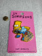 Pin's The Simpson's - Matt Groening 1990 Pin's En Plastique Sur Carton Fuschia (9.4 X 5.4 Cm) - Films