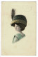 Jolie Carte Postale Old Postcard Fille Femme Chapeau Hat Mode Fashion Belle Epoque Fantaisie Fantasie Fantasiekaart - Fashion