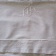 Drap Ancien Monogrammé AP - 1m66 X 2m92 - Lakens