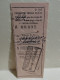 Railway Ticket Biglietto Ferrovie Dello Stato Treno TRIESTE - TARVISIO 1935 - Europe