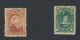 2x Newfoundland Stamps #35 -6c Dull Rose MH VF #45 -1c POW MH VF GV = $105.00 - 1857-1861