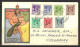 BURMA...KING GEORGE VI..(1036-52.)....POSTAL HISTORY...SUPER  ILLISTRATED, F.D.C...WITH 7 15/11/38 STAMPS... - Birmania (...-1947)