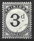 TRINIDAD ...KING EDWARD VII..(1901-10..)...POSTAGE-DUE.....3d......SGD12..........VFU...... - Trinidad & Tobago (...-1961)